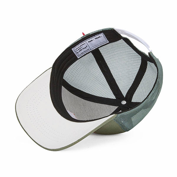 Organic cotton kids cap- Mini Olive