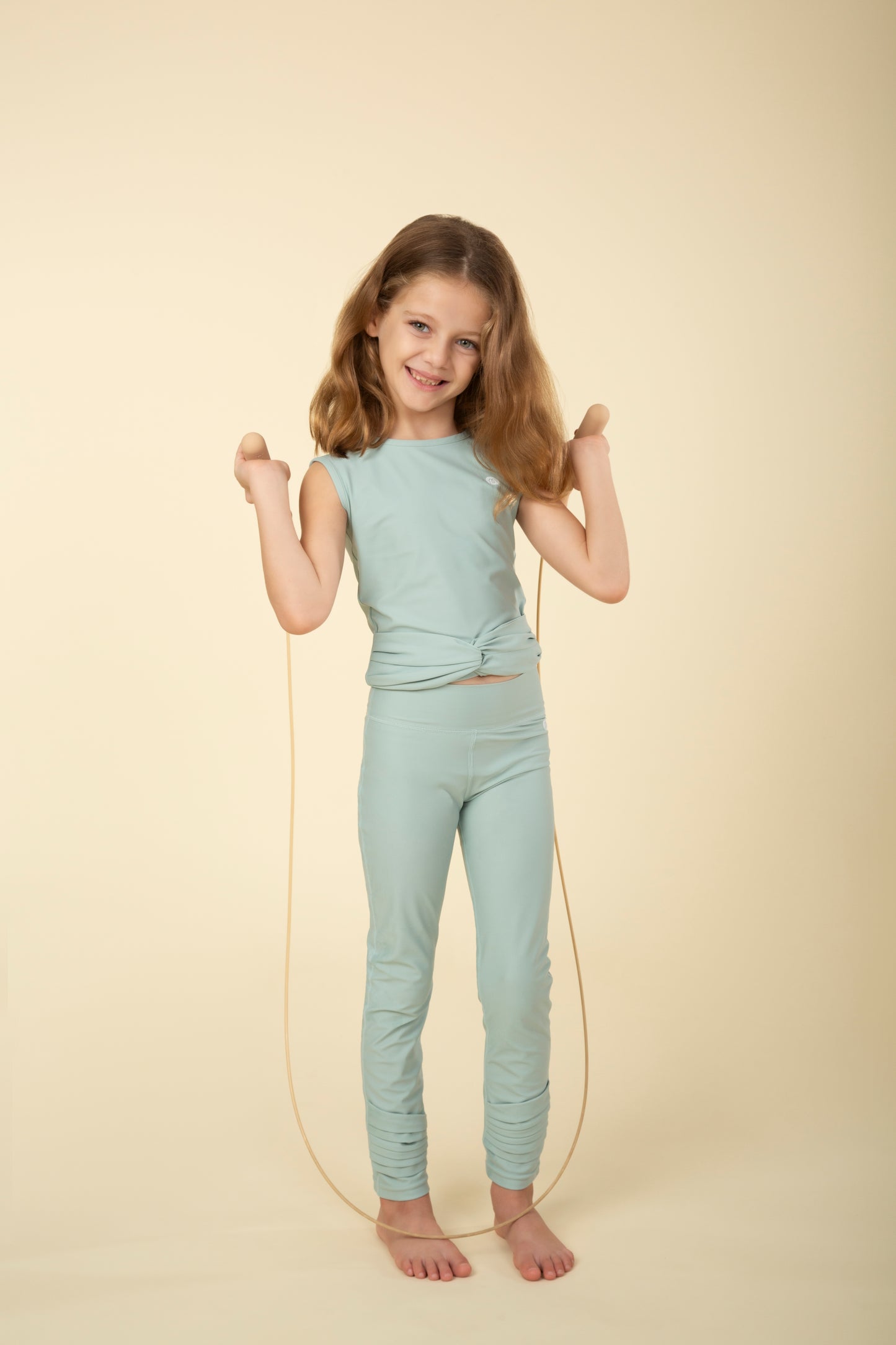 Candy sport leggings- Green Haze