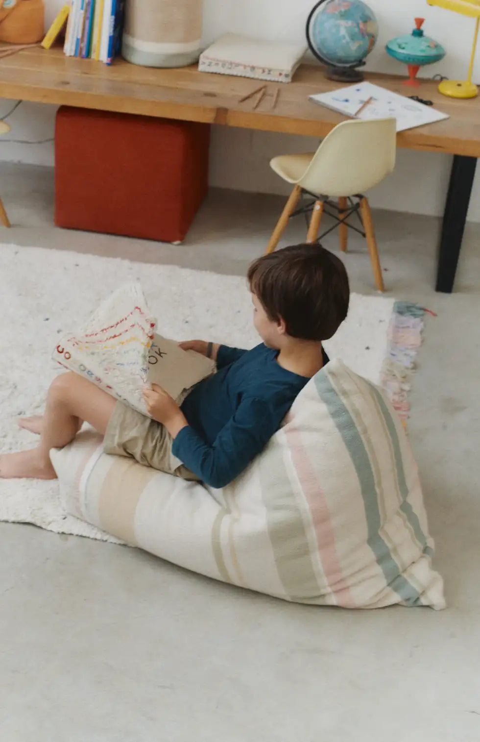 Pouf Cleo-Multi stripes