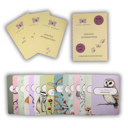 Positive affirmation flashcards set