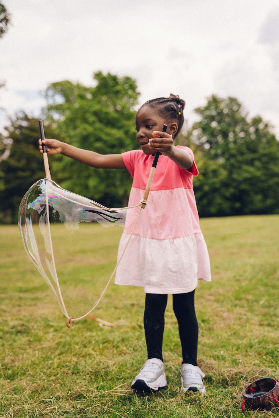 Giant bubbles wand travel kit