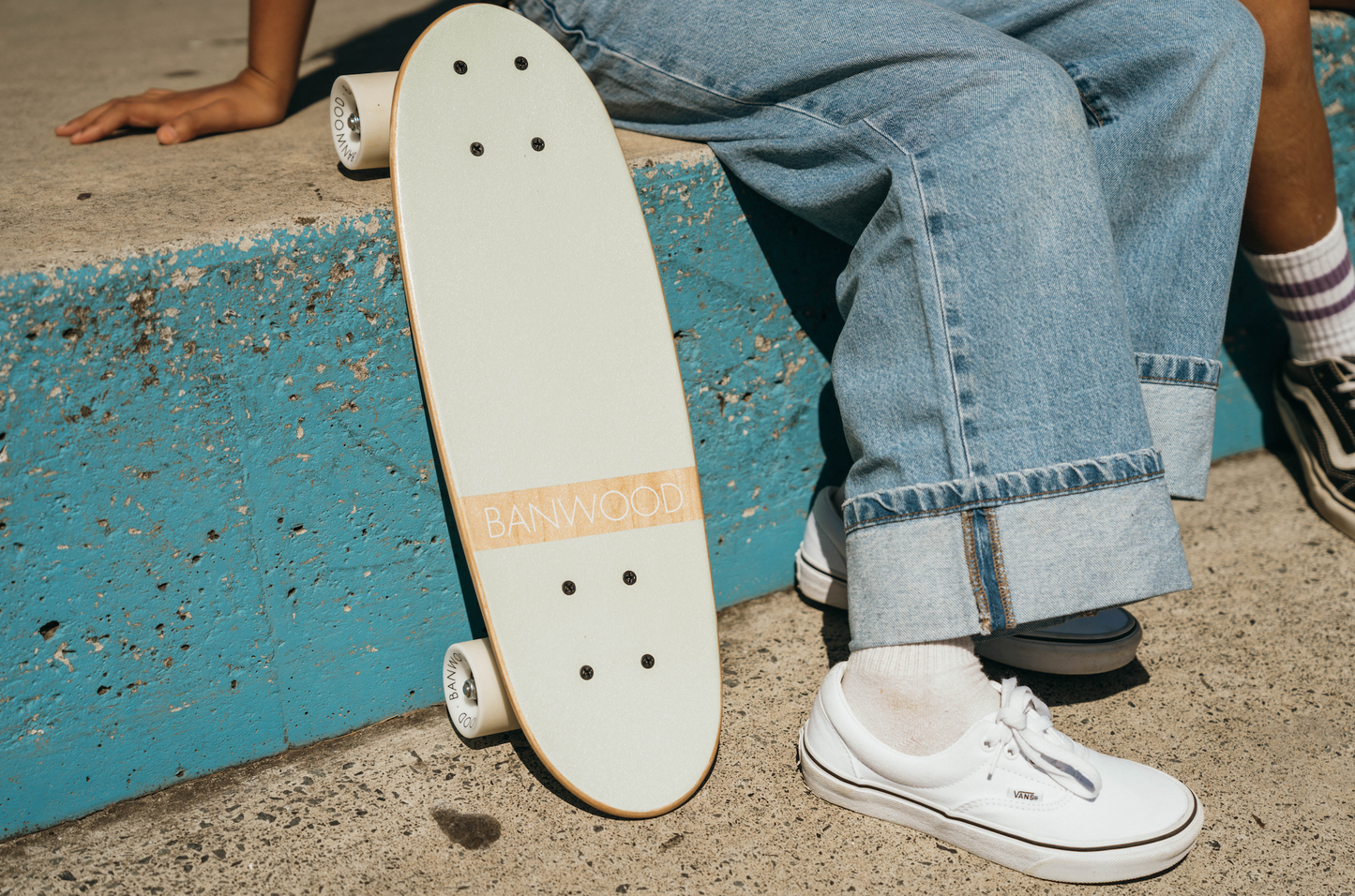 Wooden kids skateboard-Mint