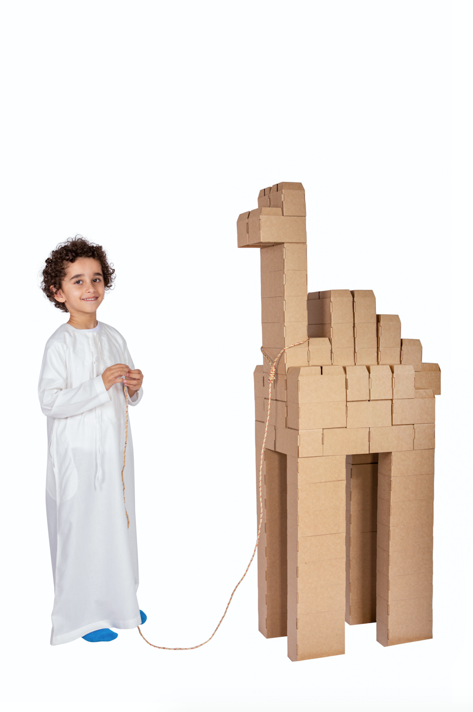 Rikbits cardboard interlocking bricks (110 Pieces) – Brown – My ...
