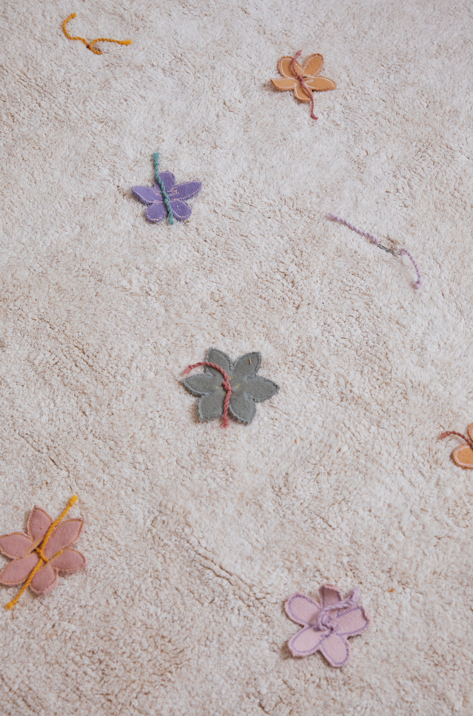 Wildflower washable kids rug