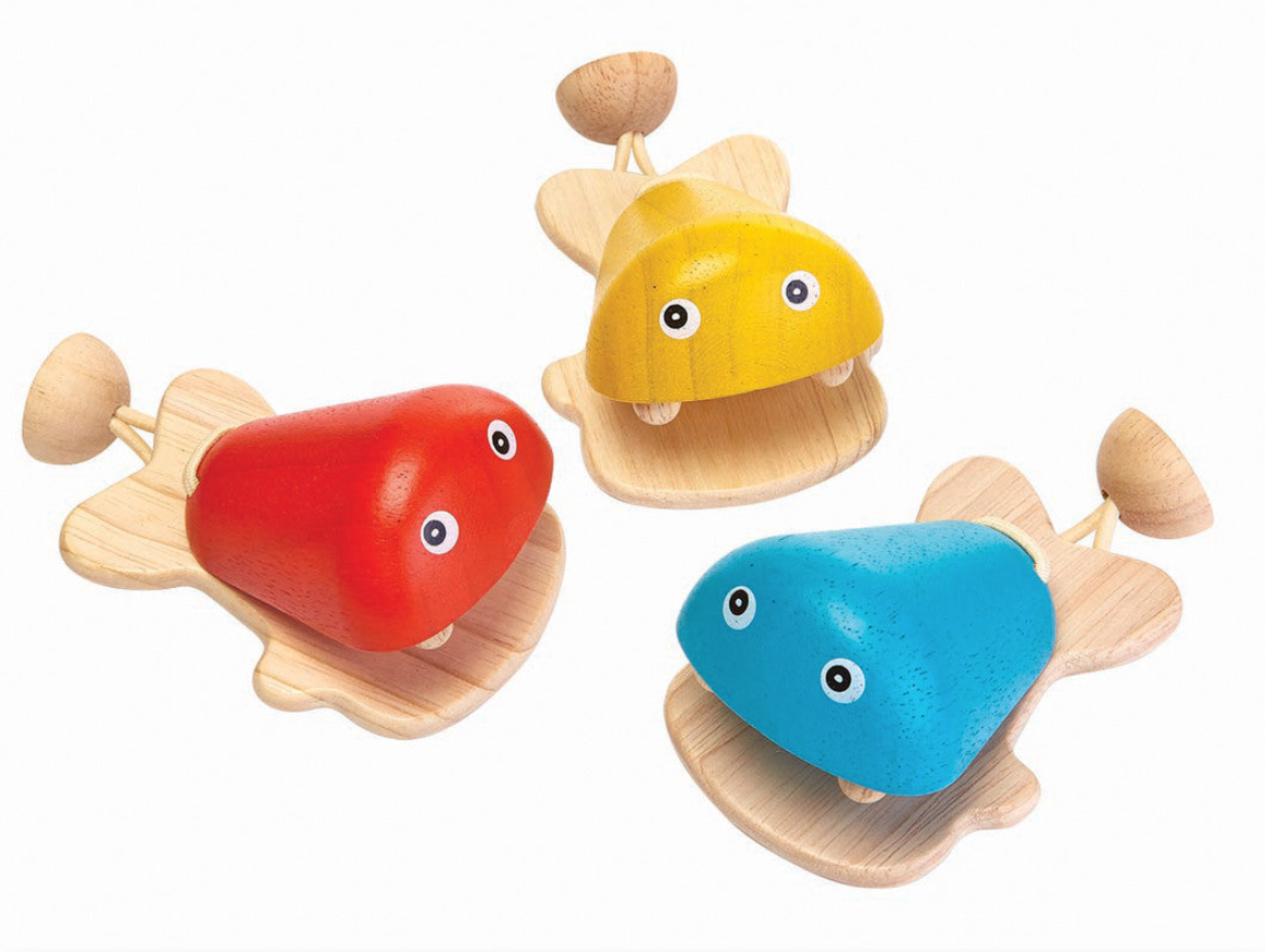 Wooden castanet - Fish