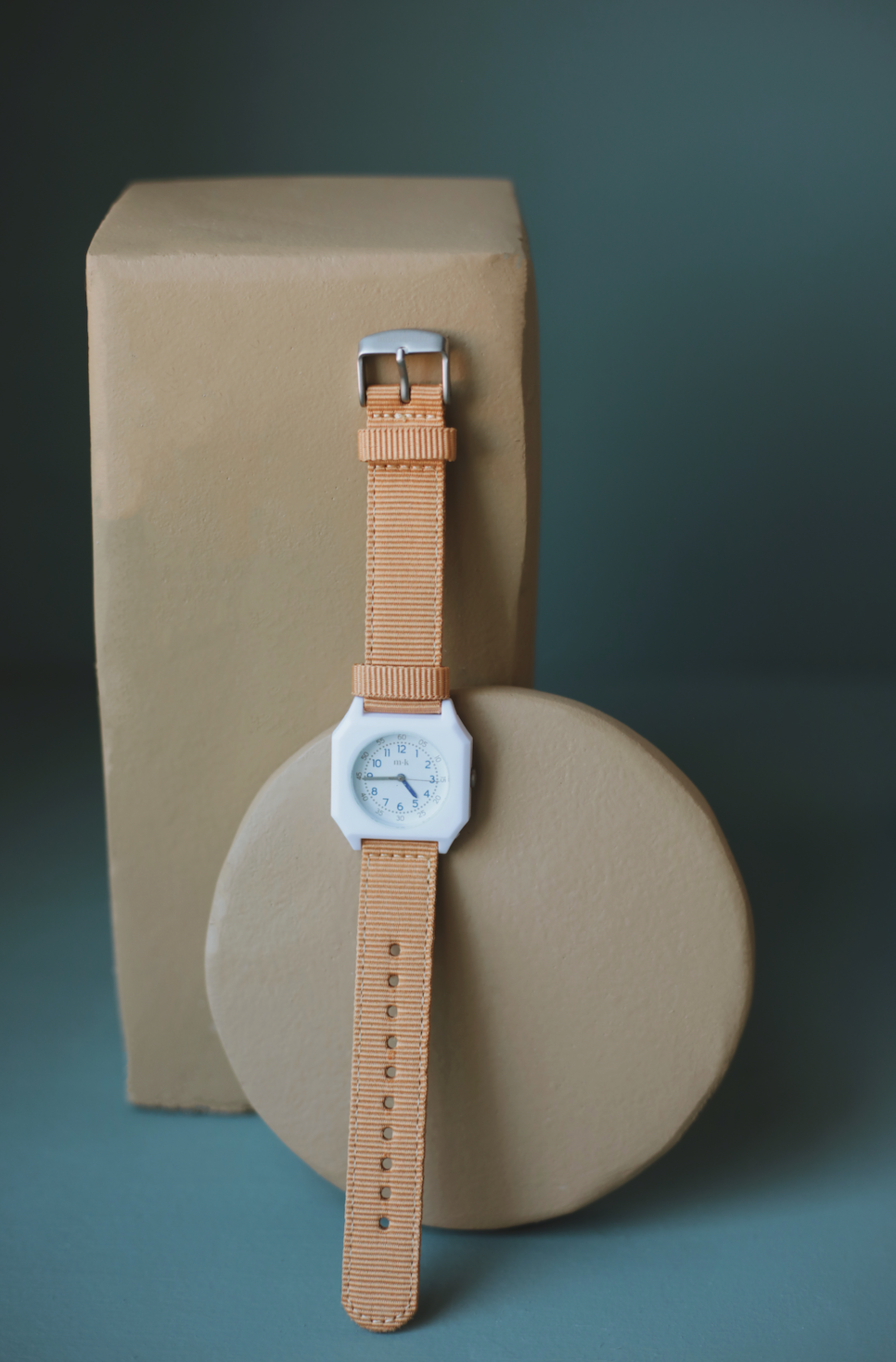 Mini Kyomo beige eco-friendly kids watch- Latte