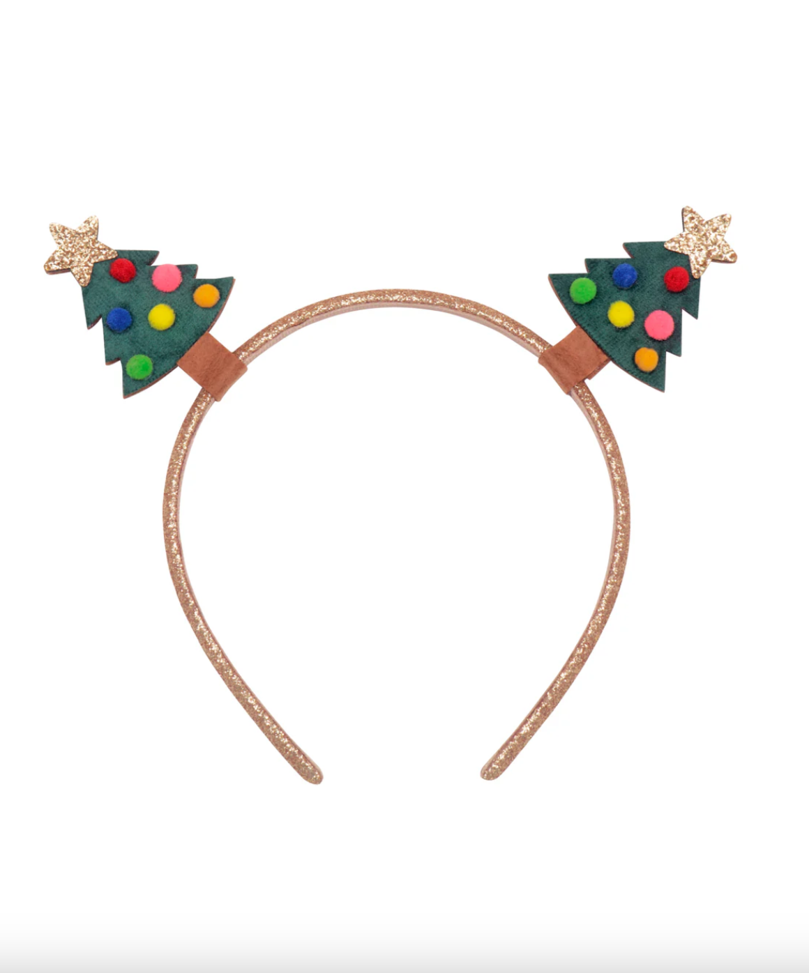 Velvet Christmas tree headband