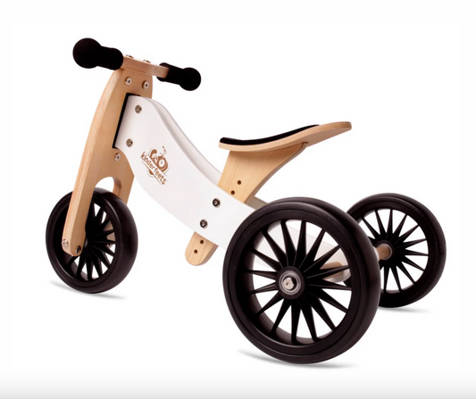 2-in-1 Tiny Tot Plus tricycle & balance bike - White