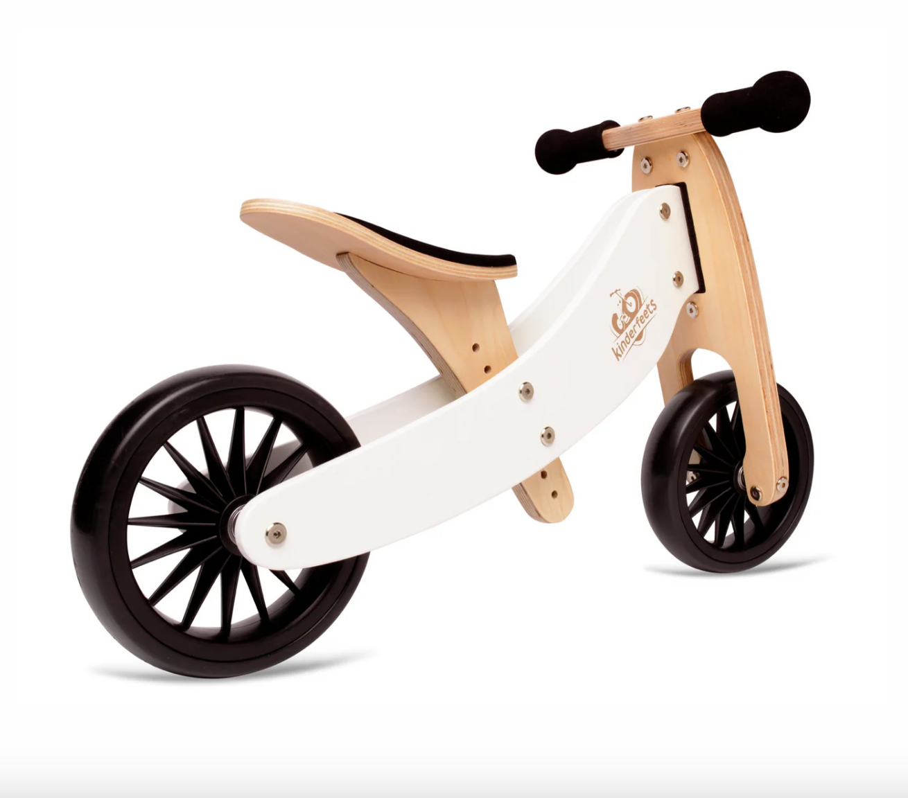 2-in-1 Tiny Tot Plus tricycle & balance bike - White