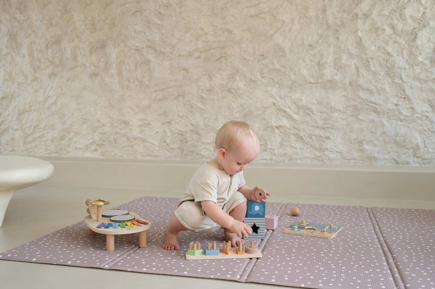 Foldable kids playmat- Dune