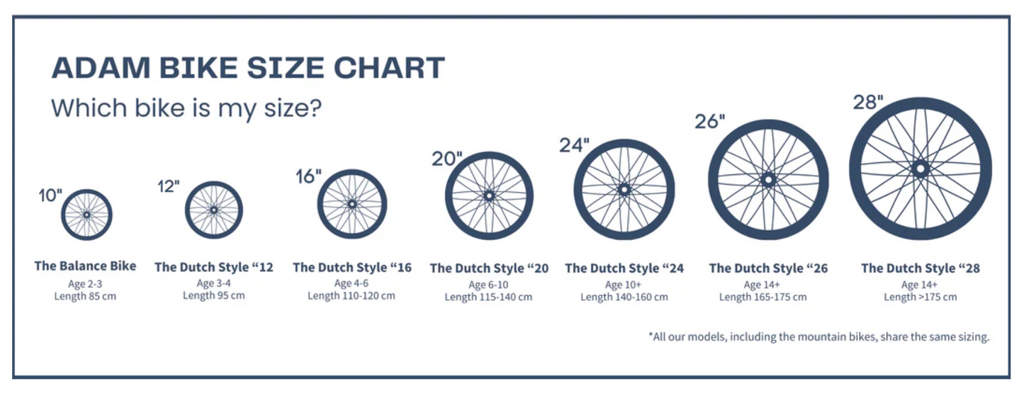 The Dutch Style Adam Kids Bike 24”
