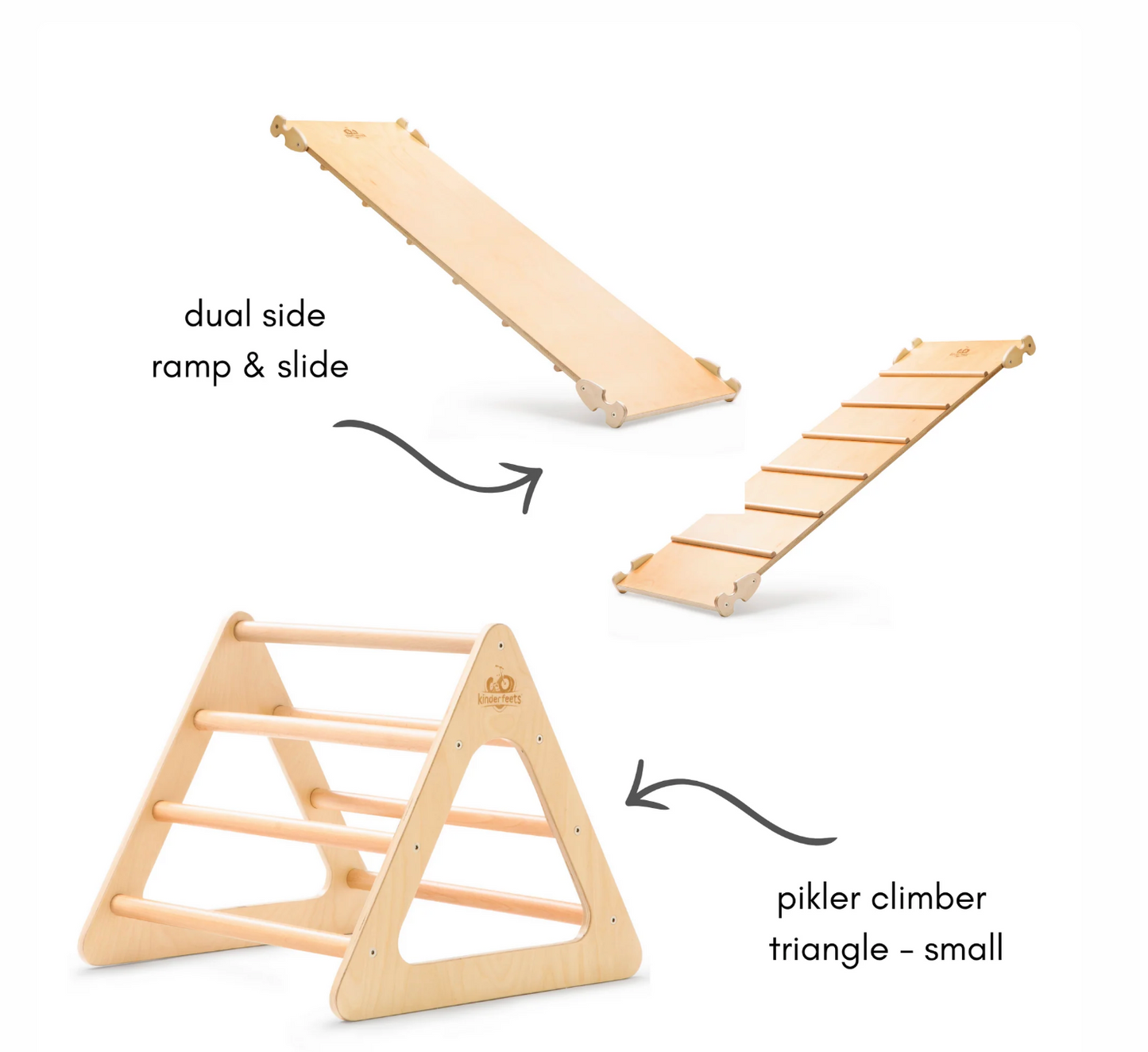 Wooden pikler starter set