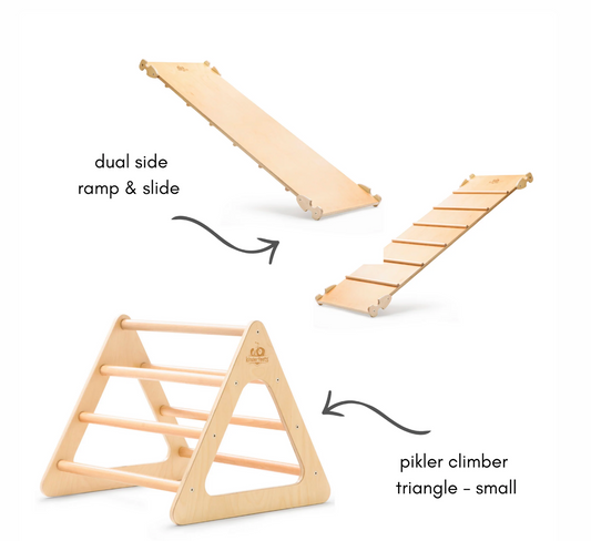 Wooden pikler starter set
