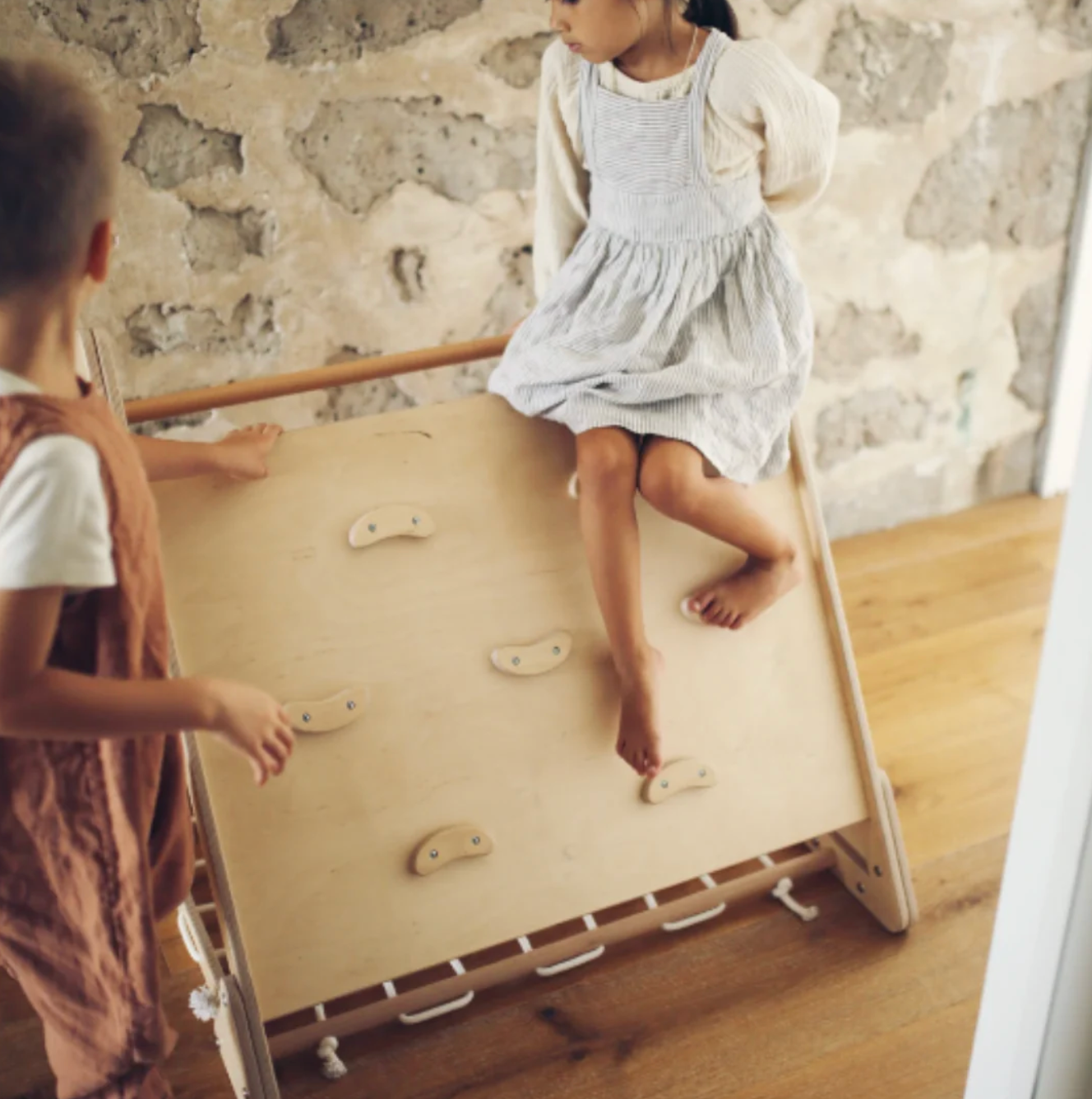 Pikler Climber Triangle Montessori Climbing Frame for Toddlers and Kids