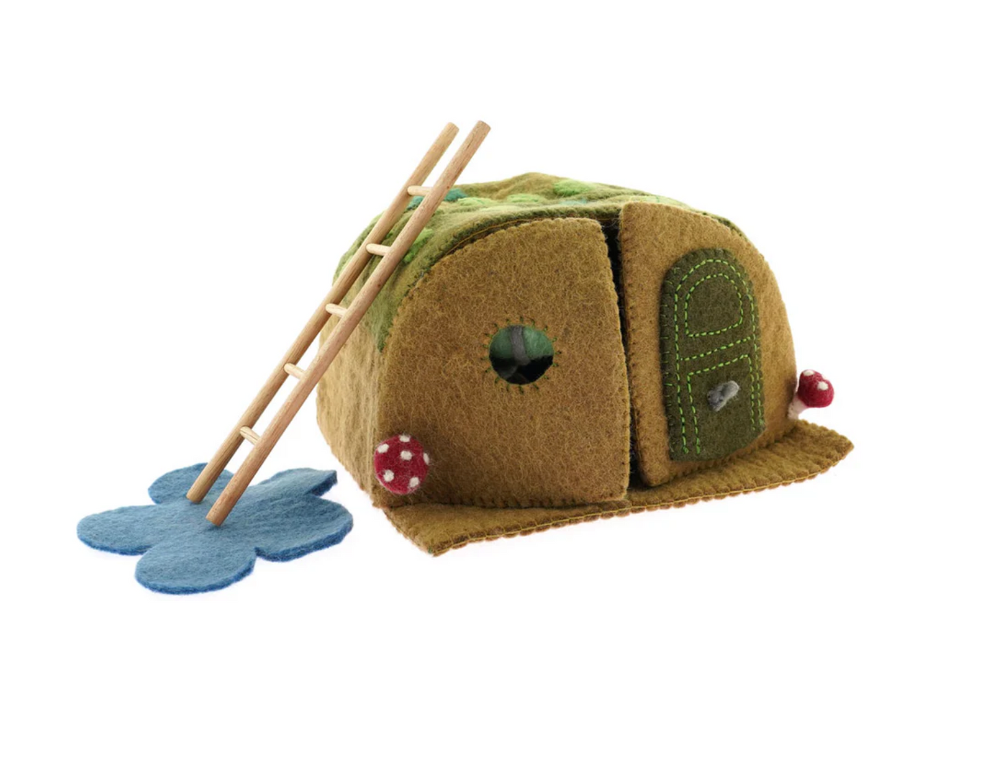 Felt mouse house set- 6 pieces