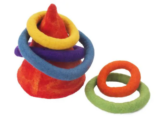 Felt quoit rings game