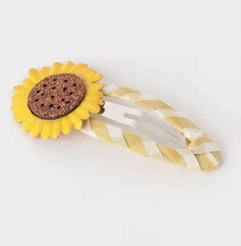 Sunflower hairclips