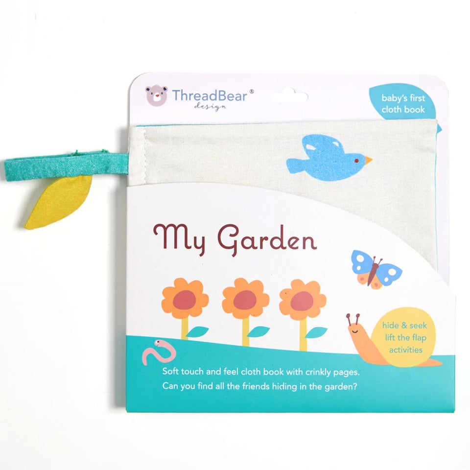My Garden soft fabric baby activity book