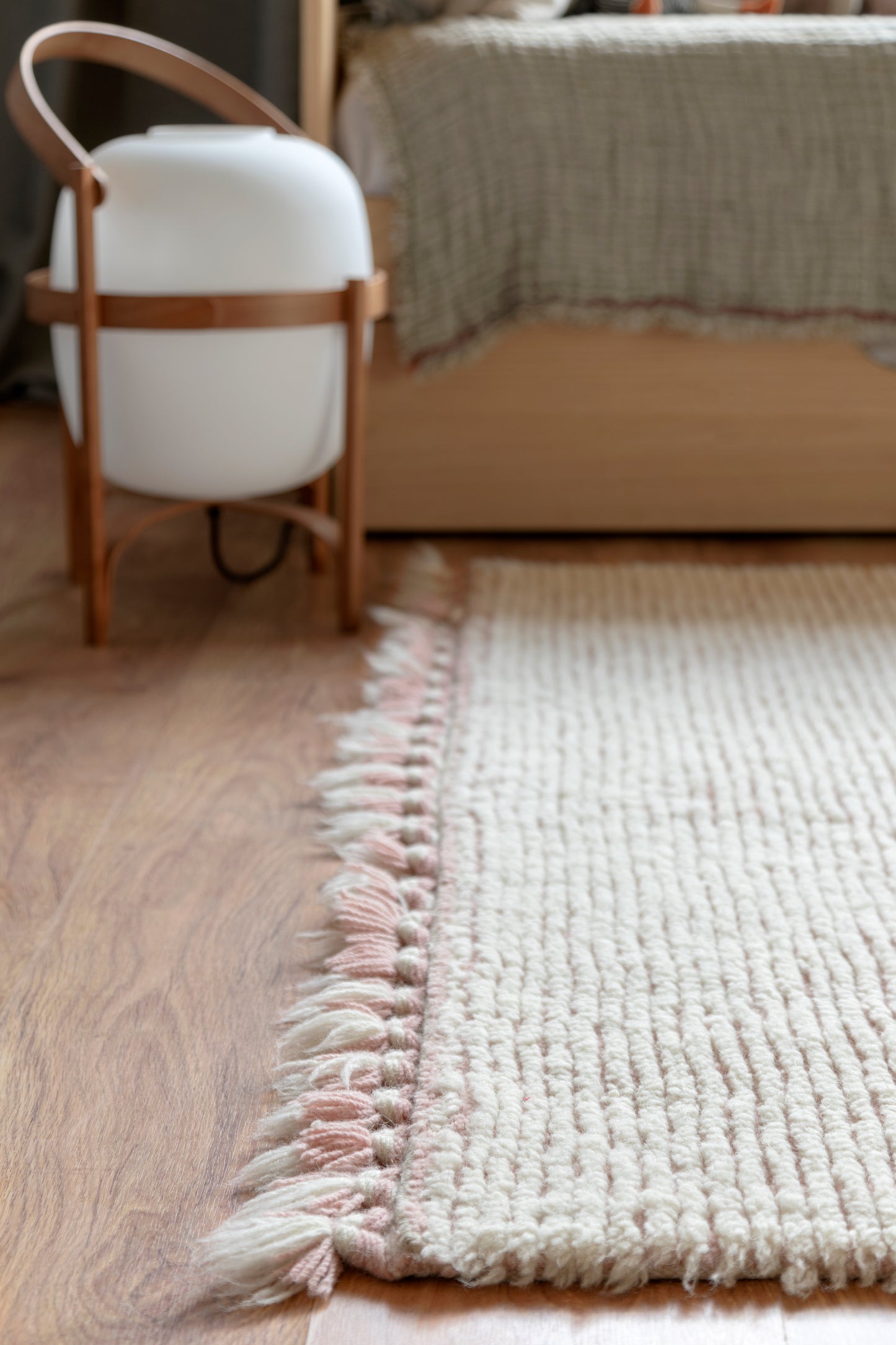 Woolable washable rug – Koa Pink