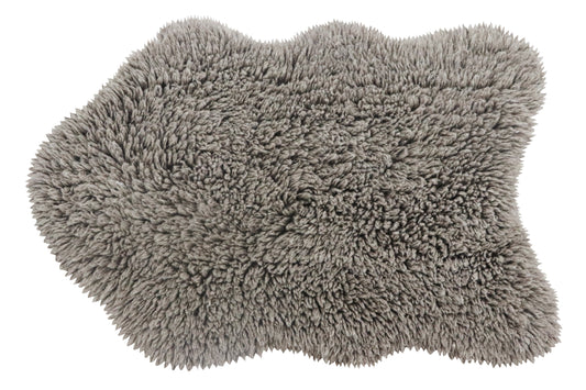Woolly sheep rug- Grey