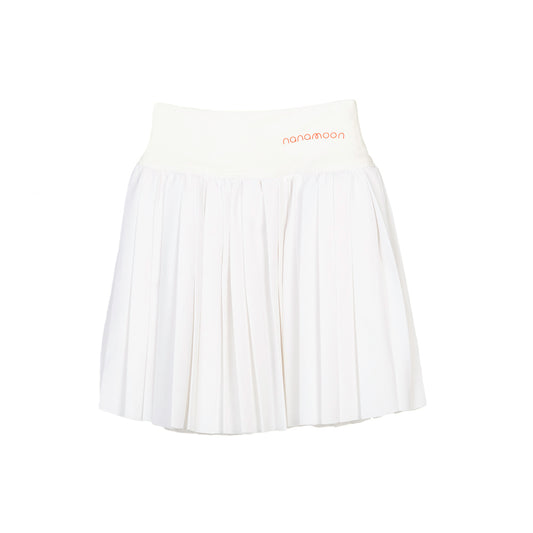 Flow sport tennis skort- Pure White