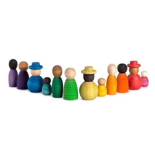 Wooden Together people play set