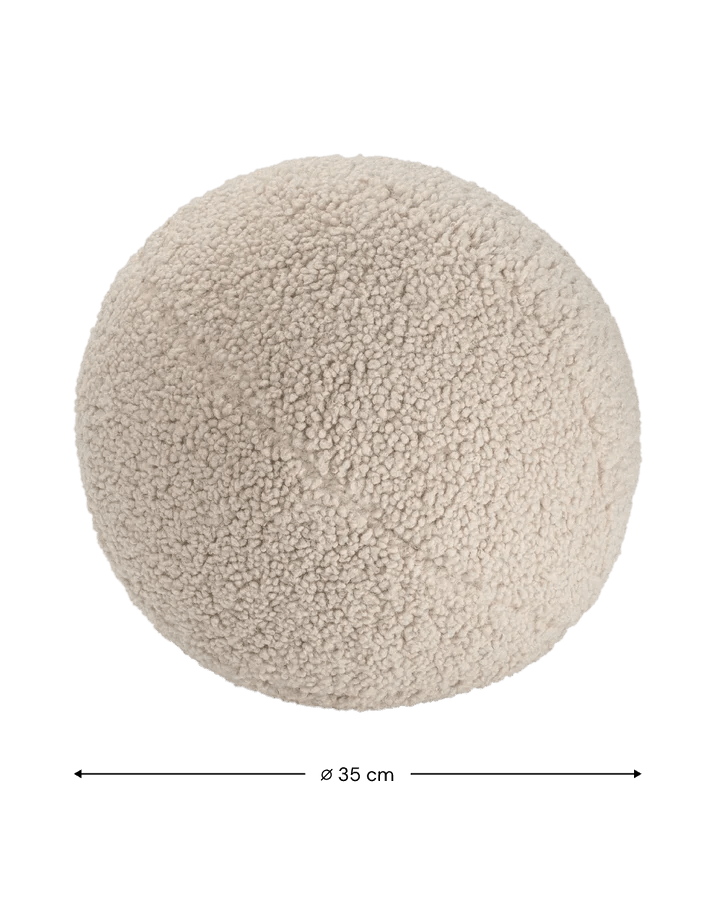 Wigiwama terry fabric ball cushion- Biscuit (Pre-Order)
