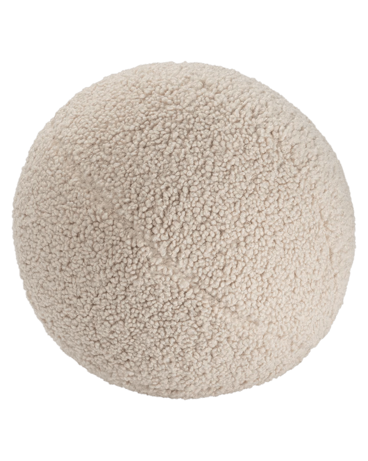Wigiwama terry fabric ball cushion- Biscuit (Pre-Order)