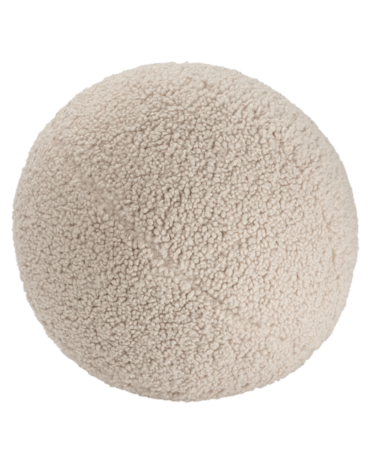 Wigiwama terry fabric ball cushion- Biscuit (Pre-Order)