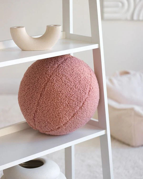 Wigiwama terry fabric ball cushion- Guava (Pre-Order)