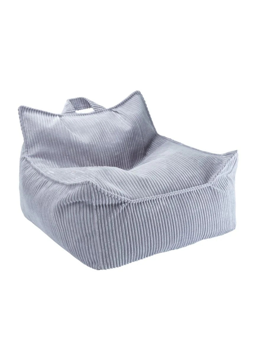 Wigiwama corduroy beanbag chair- Blueberry Blue (Pre-Order)