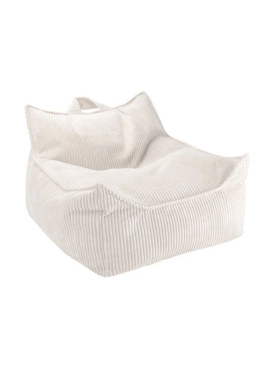 Wigiwama corduroy beanbag chair- Marshmallow (Pre-Order)