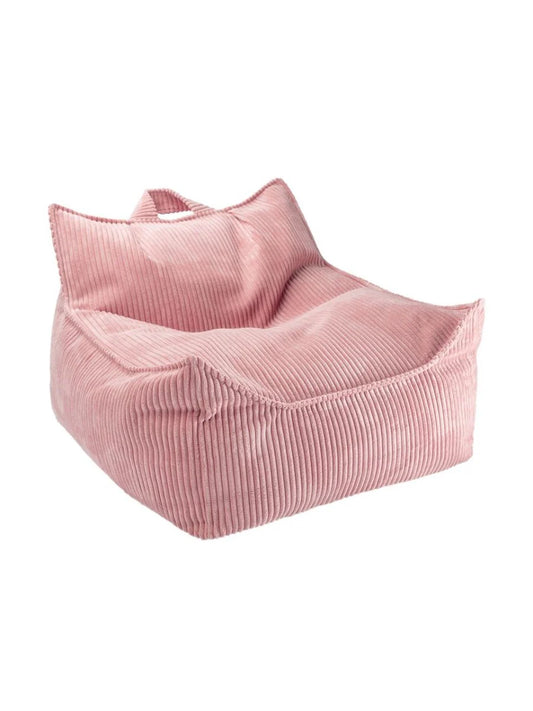 Wigiwama corduroy beanbag chair- Pink Mousse (Pre-Order)
