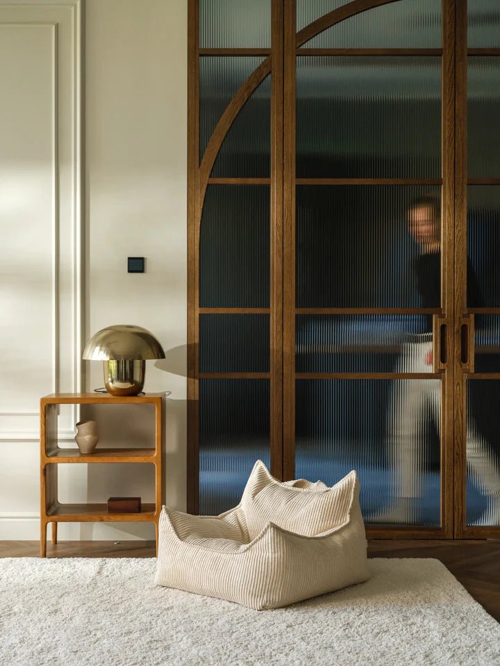 Wigiwama corduroy beanbag chair- Marshmallow (Pre-Order)