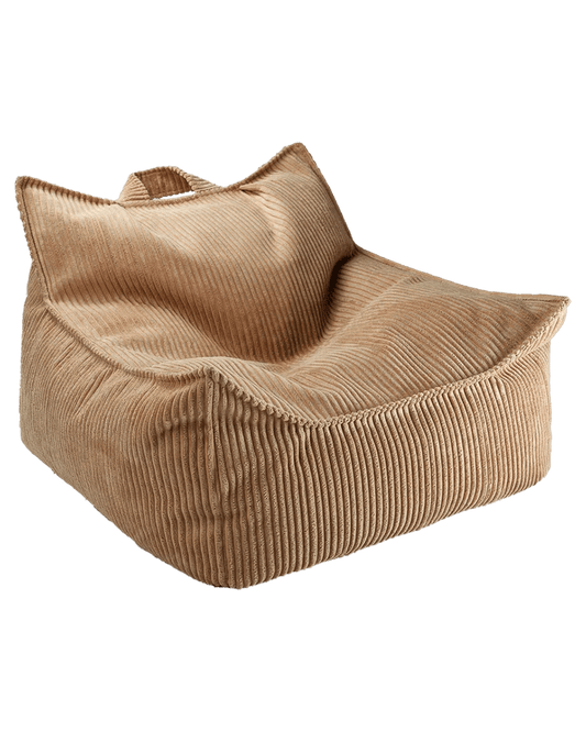Wigiwama corduroy beanbag chair- Toffee (Pre-Order)