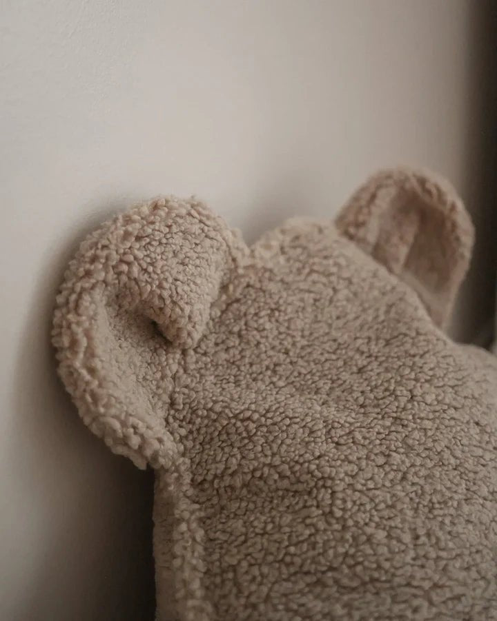 Wigiwama teddy fabric bear beanbag chair- Biscuit (Pre-Order)