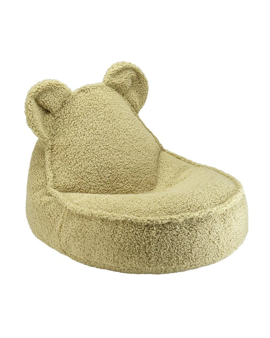 Wigiwama teddy fabric bear beanbag chair- Matcha (Pre-Order)