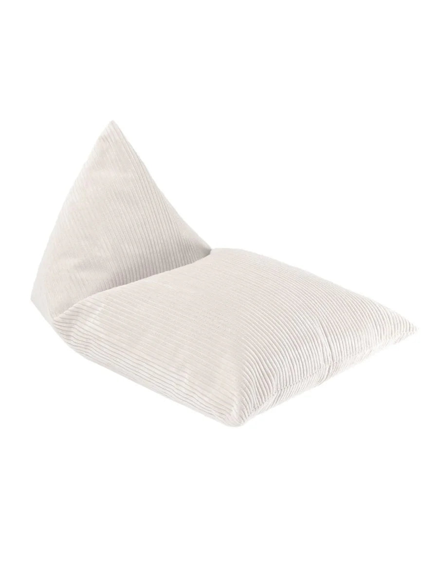 Wigiwama big corduroy beanbag lounger- Marshmallow (Pre-Order)
