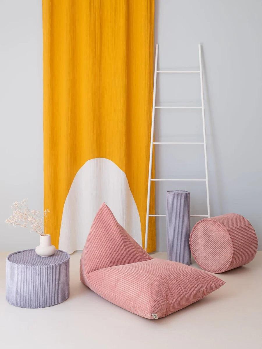 Wigiwama big corduroy beanbag lounger- Pink Mousse (Pre-Order)