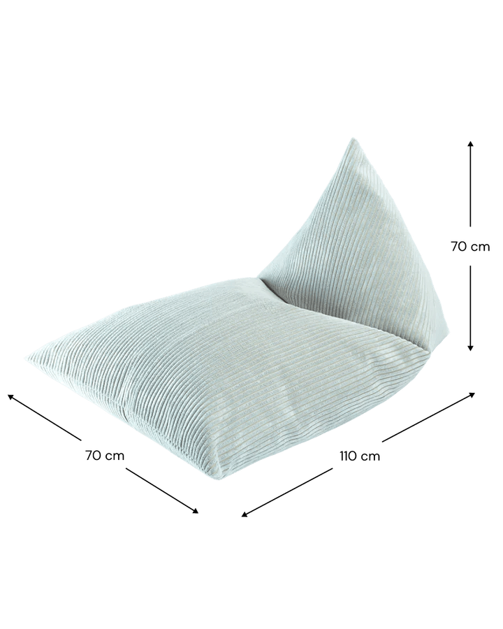Wigiwama big corduroy beanbag lounger- Peppermint Green (Pre-Order)
