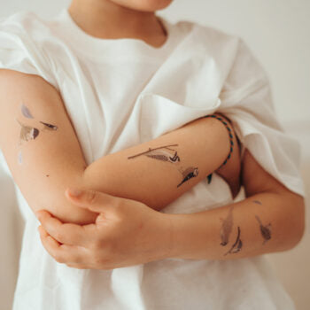 Birds - Kids organic vegan tattoos