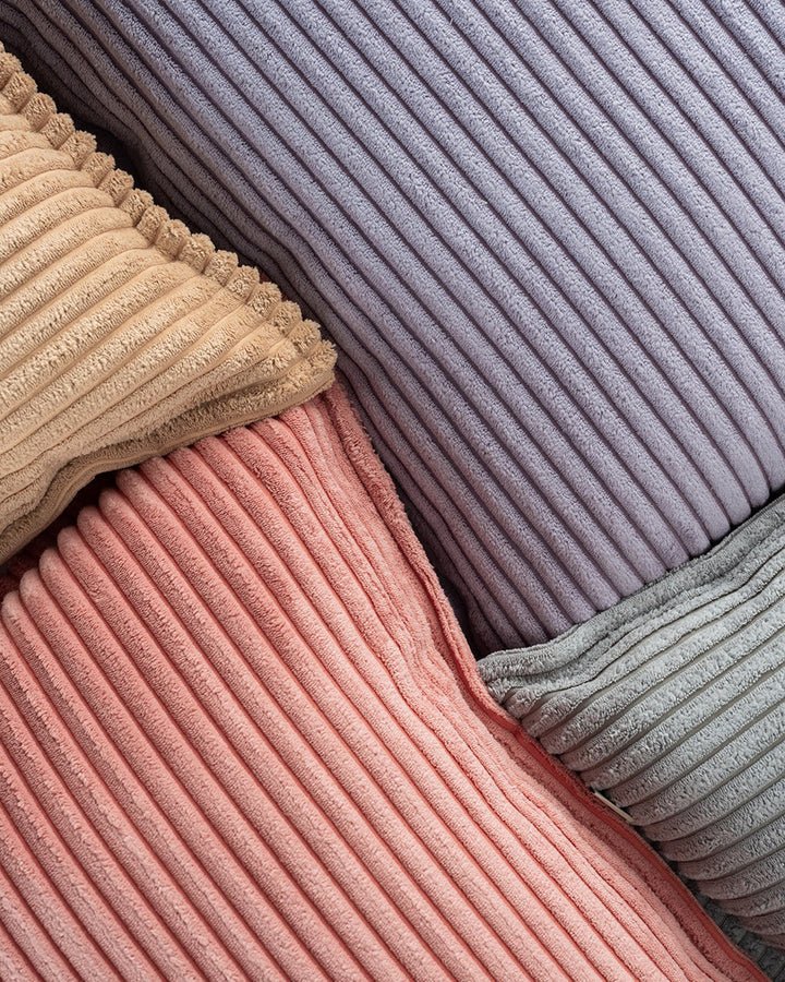 Wigiwama corduroy block cushion- Pink Mousse (Pre-order)