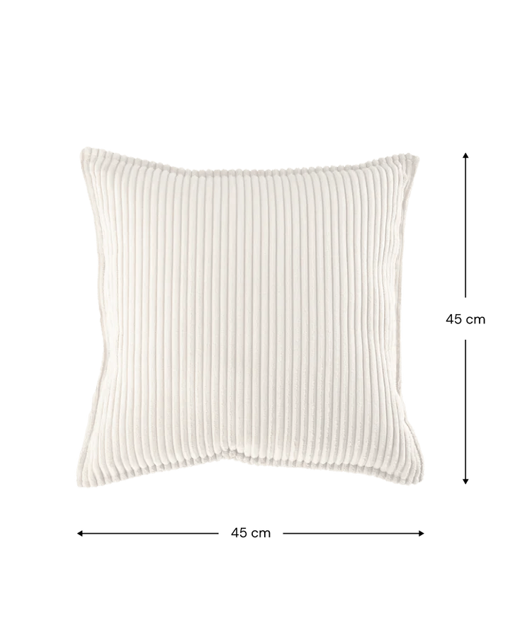 Wigiwama corduroy block cushion- Marshmallow (Pre-order)