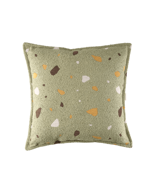 Wigiwama block cushion- Terrazzo Moss (Pre-order)