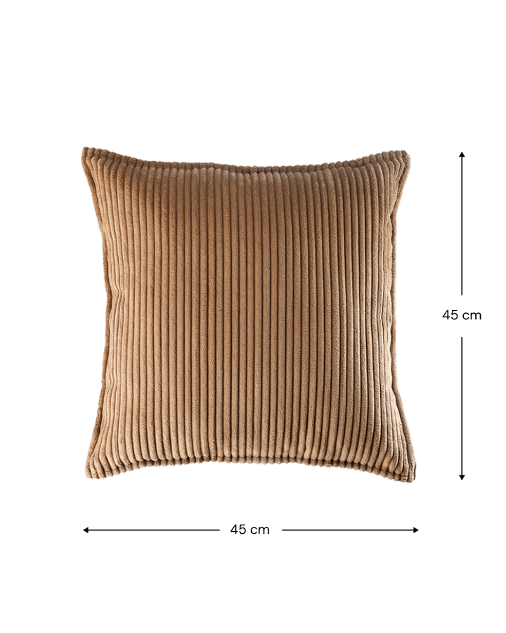 Wigiwama corduroy block cushion- Toffee (Pre-order)