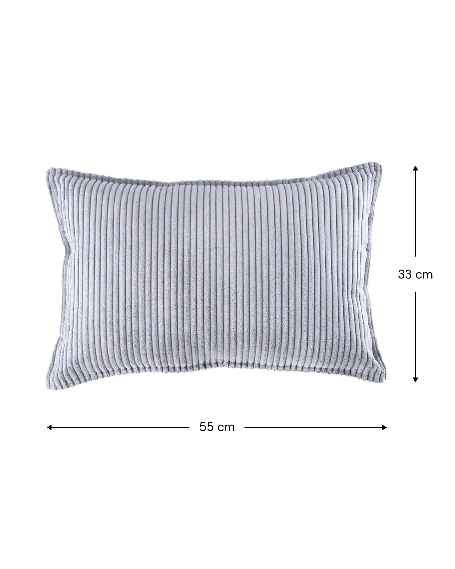 Wigiwama corduroy bolster cushion- Blueberry Blue (Pre-order)