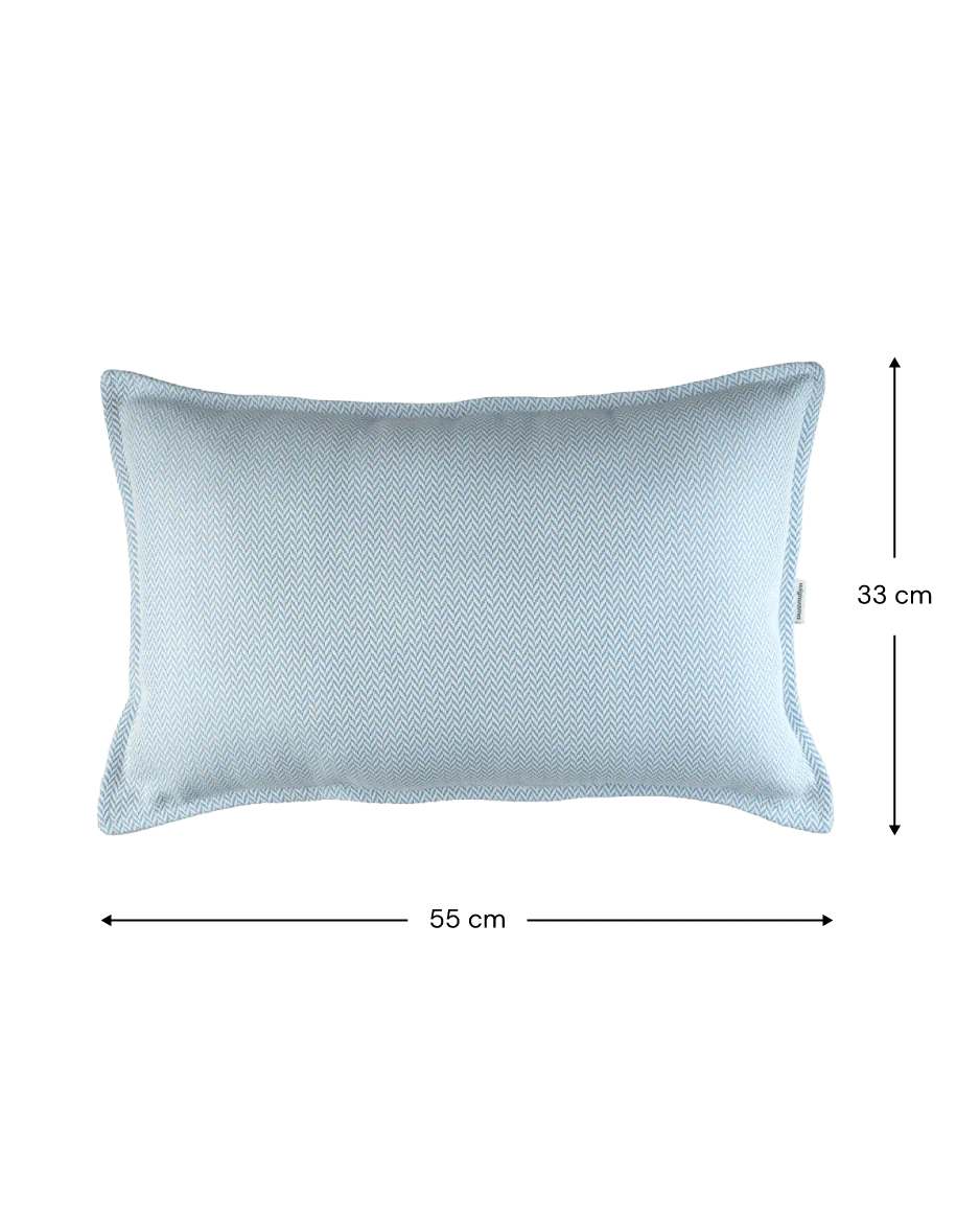 Wigiwama outdoor bolster cushion- Azure (Pre-order)