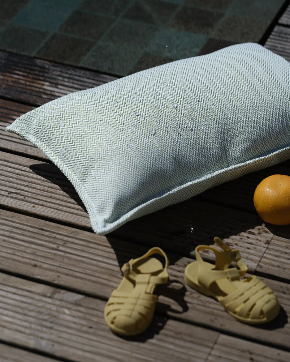 Wigiwama outdoor bolster cushion- Azure (Pre-order)