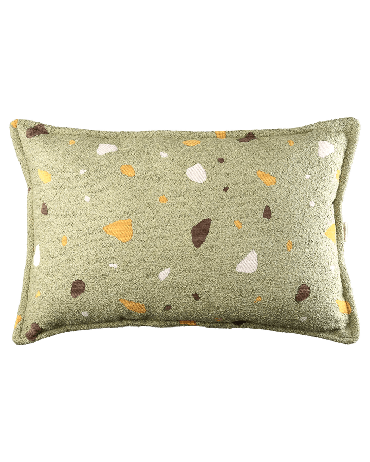 Wigiwama bolster cushion- Terrazzo Moss (Pre-order)
