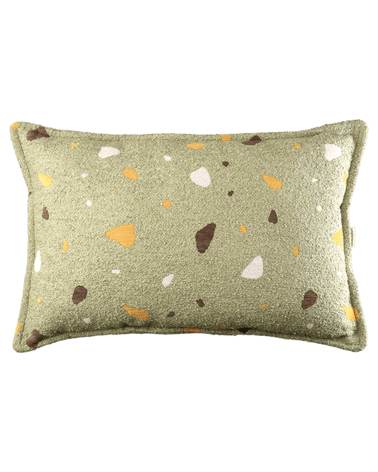 Wigiwama bolster cushion- Terrazzo Moss (Pre-order)
